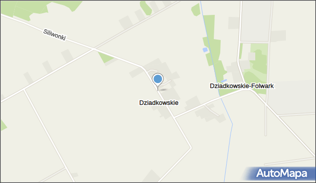Dziadkowskie, Dziadkowskie, mapa Dziadkowskie