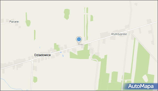 Dziadowice, Dziadowice, mapa Dziadowice