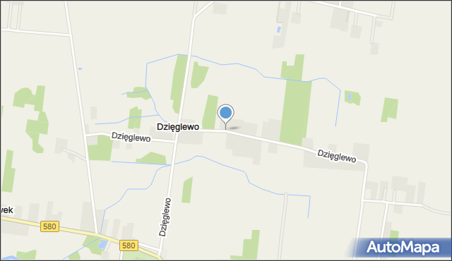 Dzięglewo, Dzięglewo, mapa Dzięglewo