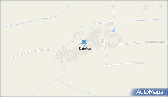 Dzielice, Dzielice, mapa Dzielice