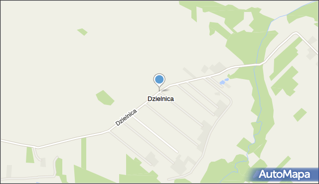 Dzielnica gmina Czerniewice, Dzielnica, mapa Dzielnica gmina Czerniewice