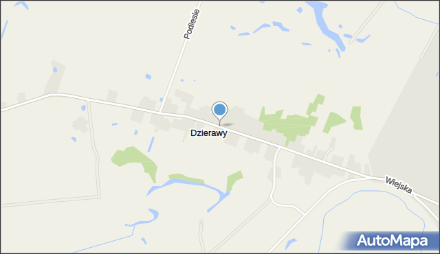 Dzierawy, Dzierawy, mapa Dzierawy