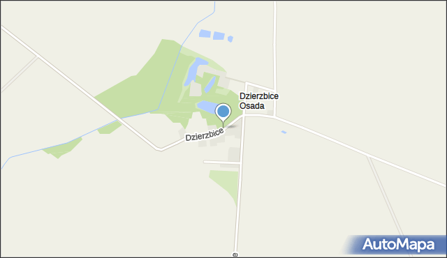 Dzierzbice Osada, Dzierzbice Osada, mapa Dzierzbice Osada