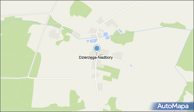 Dzierzęga-Nadbory, Dzierzęga-Nadbory, mapa Dzierzęga-Nadbory