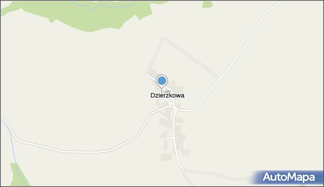 Dzierzkowa, Dzierzkowa, mapa Dzierzkowa