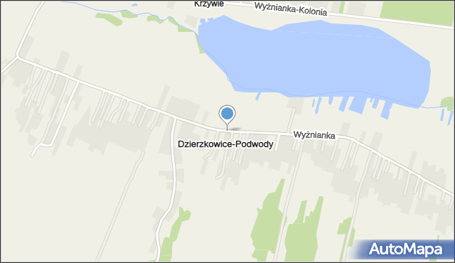 Dzierzkowice-Podwody, Dzierzkowice-Podwody, mapa Dzierzkowice-Podwody