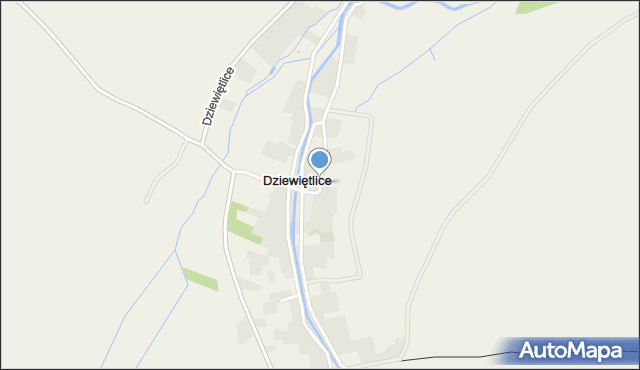 Dziewiętlice, Dziewiętlice, mapa Dziewiętlice