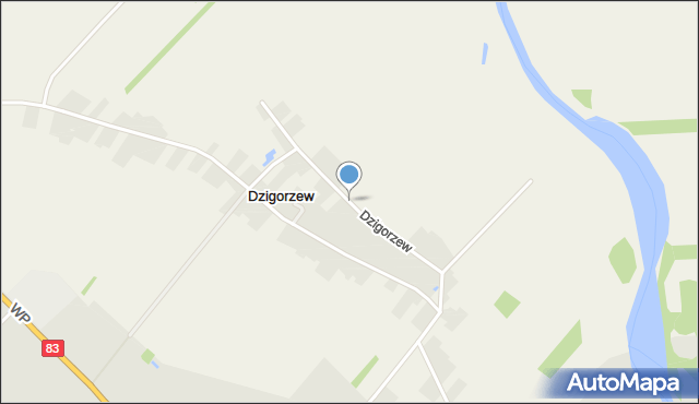 Dzigorzew, Dzigorzew, mapa Dzigorzew