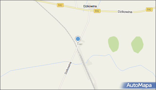 Dzikowina, Dzikowina, mapa Dzikowina