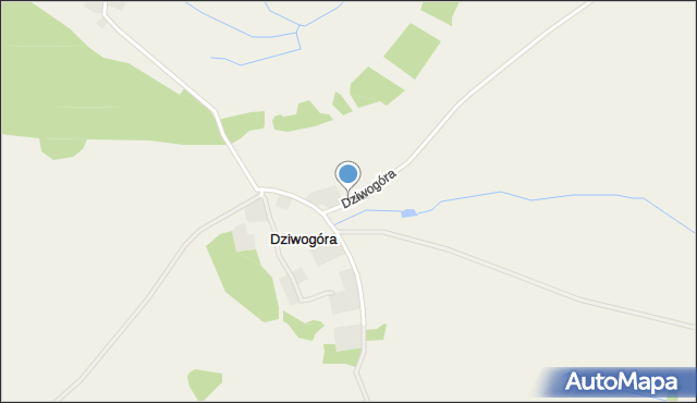 Dziwogóra, Dziwogóra, mapa Dziwogóra