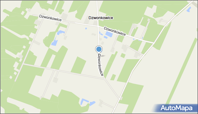 Dzwonkowice, Dzwonkowice, mapa Dzwonkowice