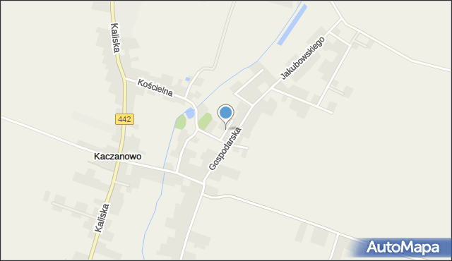 Kaczanowo, Działkowa, mapa Kaczanowo