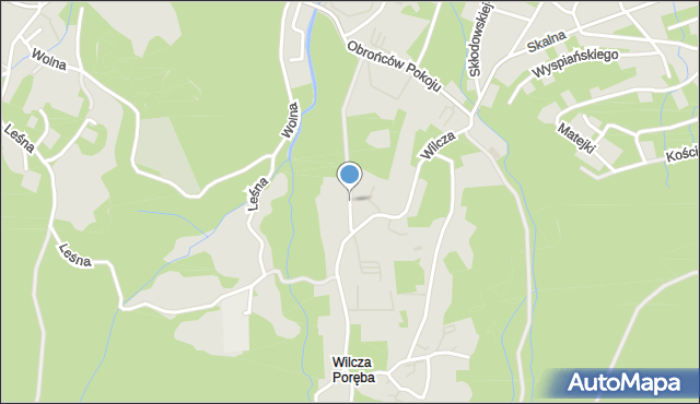 Karpacz, Dzika, mapa Karpacz