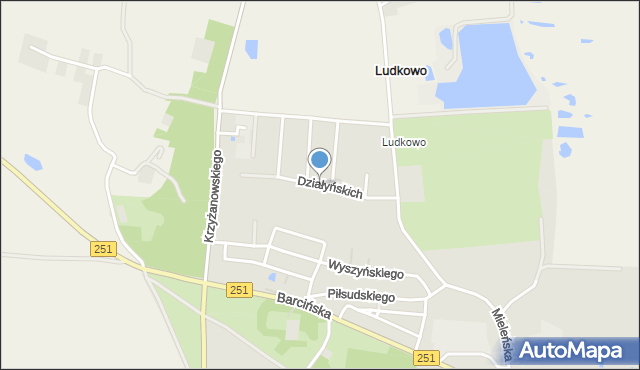 Pakość powiat inowrocławski, Działyńskich, mapa Pakość powiat inowrocławski