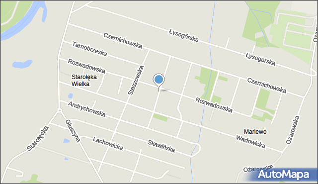 Poznań, Działoszycka, mapa Poznania