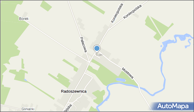 Radoszewnica, Działkowa, mapa Radoszewnica