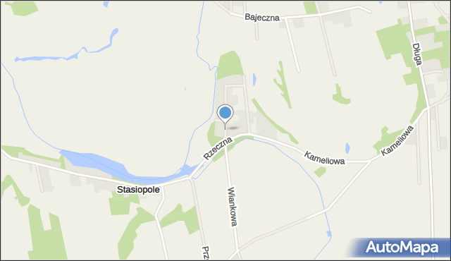 Stasiopole, Działkowa, mapa Stasiopole