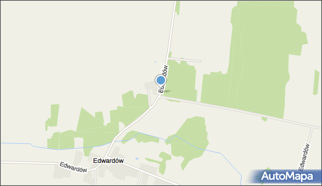 Edwardów gmina Ryki, Edwardów, mapa Edwardów gmina Ryki