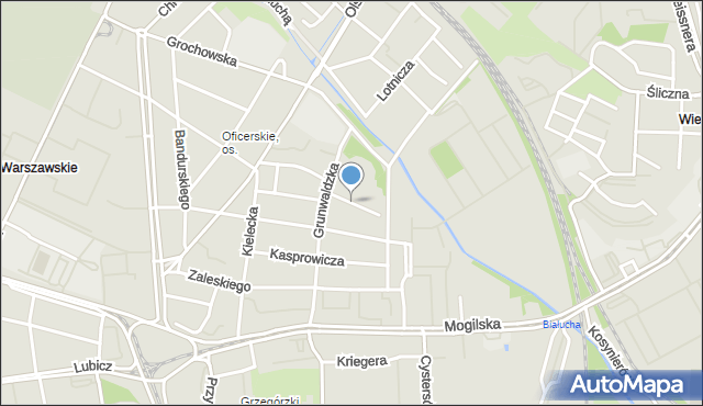 Kraków, Eisenberga Filipa, mapa Krakowa