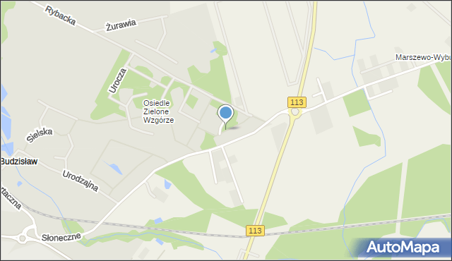 Goleniów, Ekologiczna, mapa Goleniów