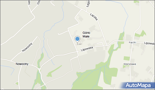 Górki Małe gmina Brenna, Elektryków, mapa Górki Małe gmina Brenna