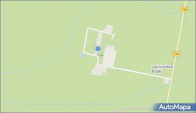 Wąchock, Elaboracja, mapa Wąchock