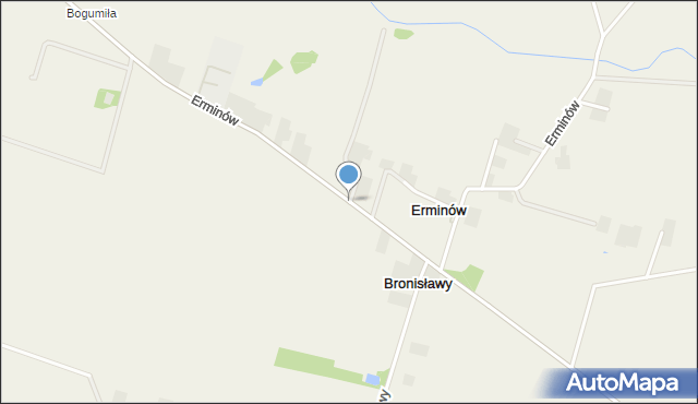 Erminów, Erminów, mapa Erminów