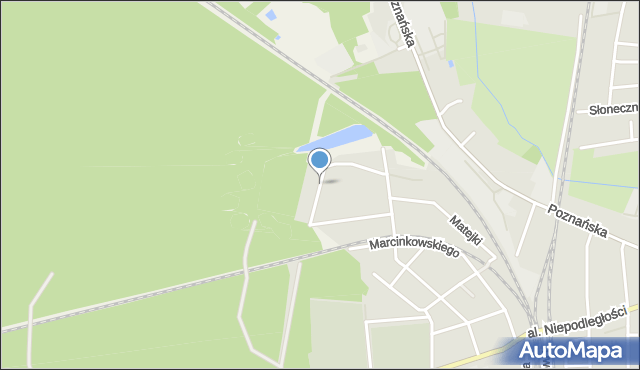 Jarocin, Estkowskiego Ewarysta, mapa Jarocin