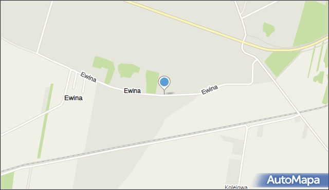 Włoszczowa, Ewina, mapa Włoszczowa