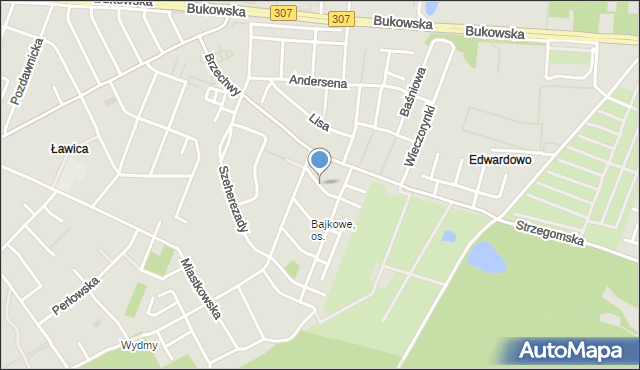 Poznań, Ezopa, mapa Poznania