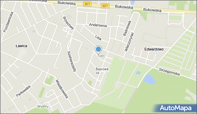 Poznań, Ezopa, mapa Poznania