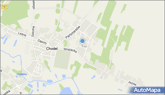 Chodel, Fantastyczna, mapa Chodel