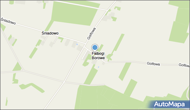 Falbogi Borowe, Falbogi Borowe, mapa Falbogi Borowe