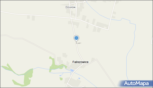 Faliszowice, Faliszowice, mapa Faliszowice