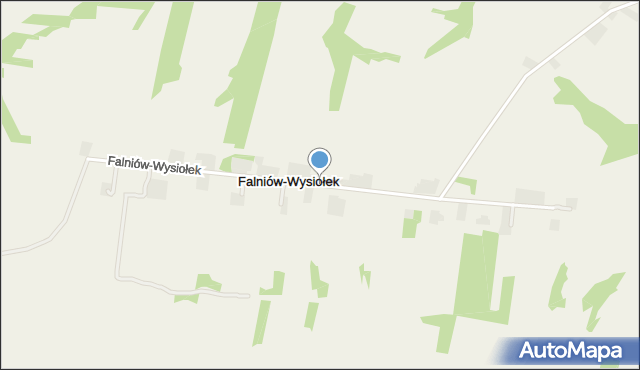 Falniów-Wysiołek, Falniów-Wysiołek, mapa Falniów-Wysiołek