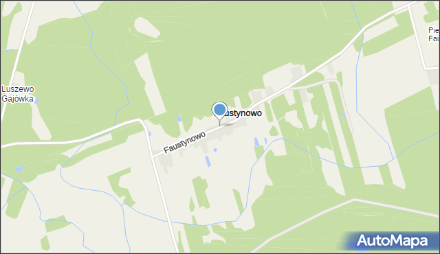 Faustynowo gmina Glinojeck, Faustynowo, mapa Faustynowo gmina Glinojeck