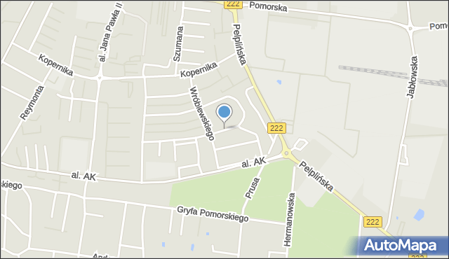 Starogard Gdański, Farmaceutów, mapa Starogard Gdański