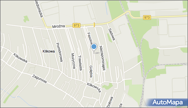 Tarnów, Fasolowa, mapa Tarnów