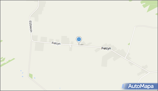 Felcyn, Felcyn, mapa Felcyn