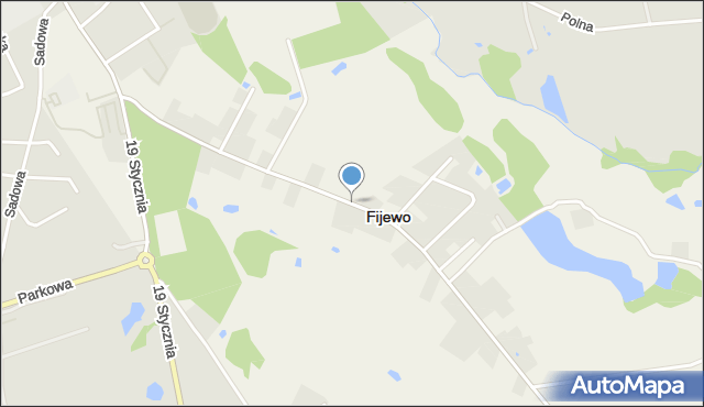 Fijewo gmina Lubawa, Fijewo, mapa Fijewo gmina Lubawa