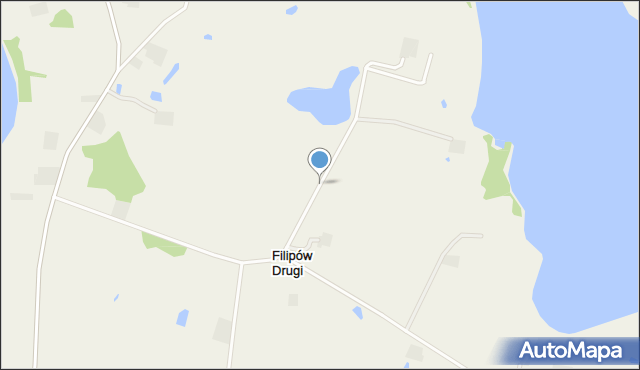 Filipów Drugi, Filipów Drugi, mapa Filipów Drugi