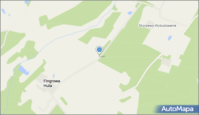 Fingrowa Huta, Fingrowa Huta, mapa Fingrowa Huta