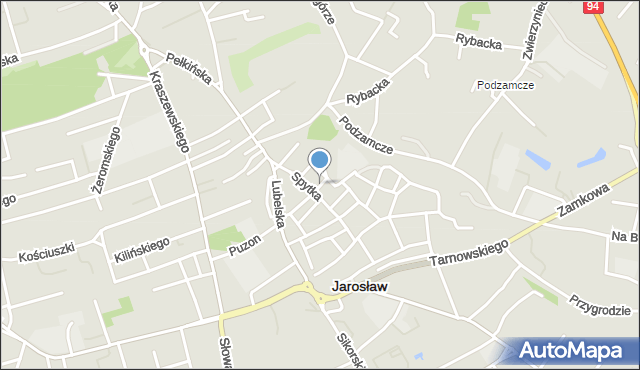 Jarosław, Fili Bronisława, ks., mapa Jarosławia