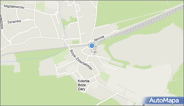 Katowice, Filaka Jana, mapa Katowic