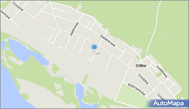Włocławek, Figowa, mapa Włocławka