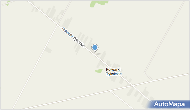 Folwarki Tylwickie, Folwarki Tylwickie, mapa Folwarki Tylwickie