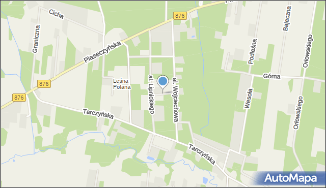 Henryków-Urocze, Fogga Mieczysława, mapa Henryków-Urocze