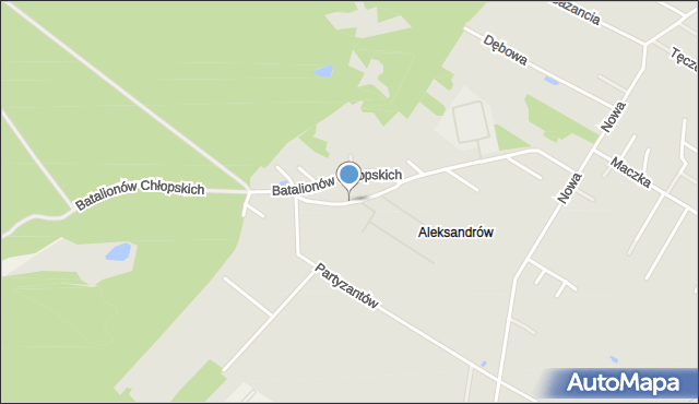 Radzymin powiat wołomiński, Folwarczna, mapa Radzymin powiat wołomiński