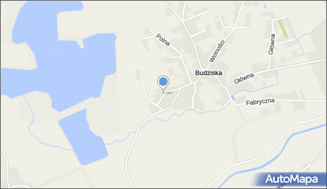 Budziska gmina Kuźnia Raciborska, Frosowa, mapa Budziska gmina Kuźnia Raciborska