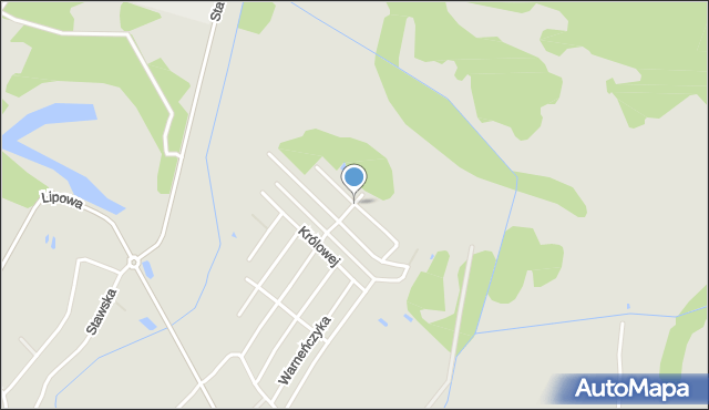 Dęblin, Frycza-Modrzewskiego Andrzeja, mapa Dęblin